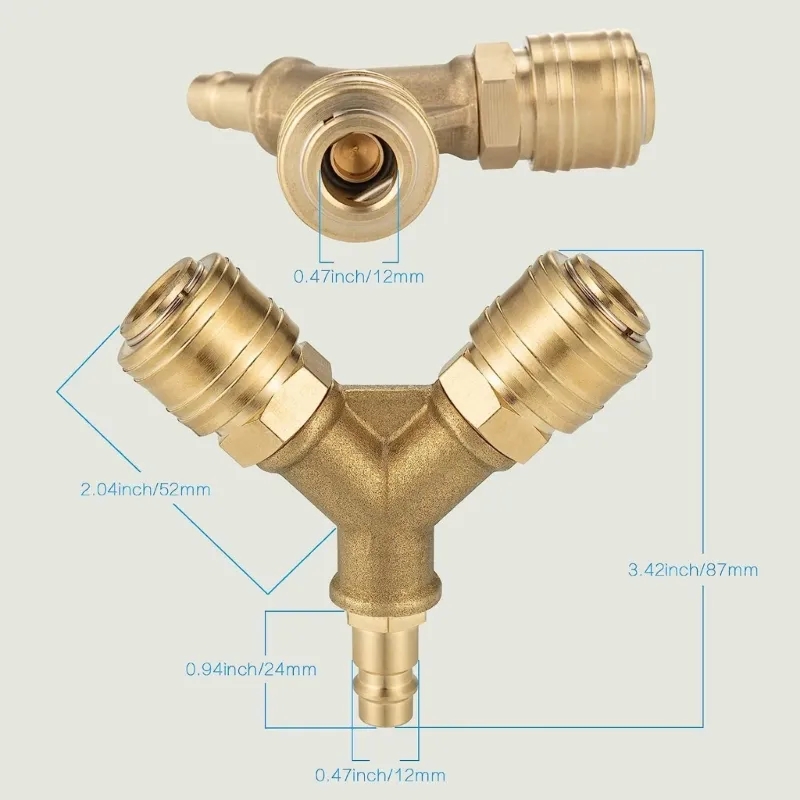 Upgraded Compressed Air Distri - Compression Fitting Brass のレビューと価格