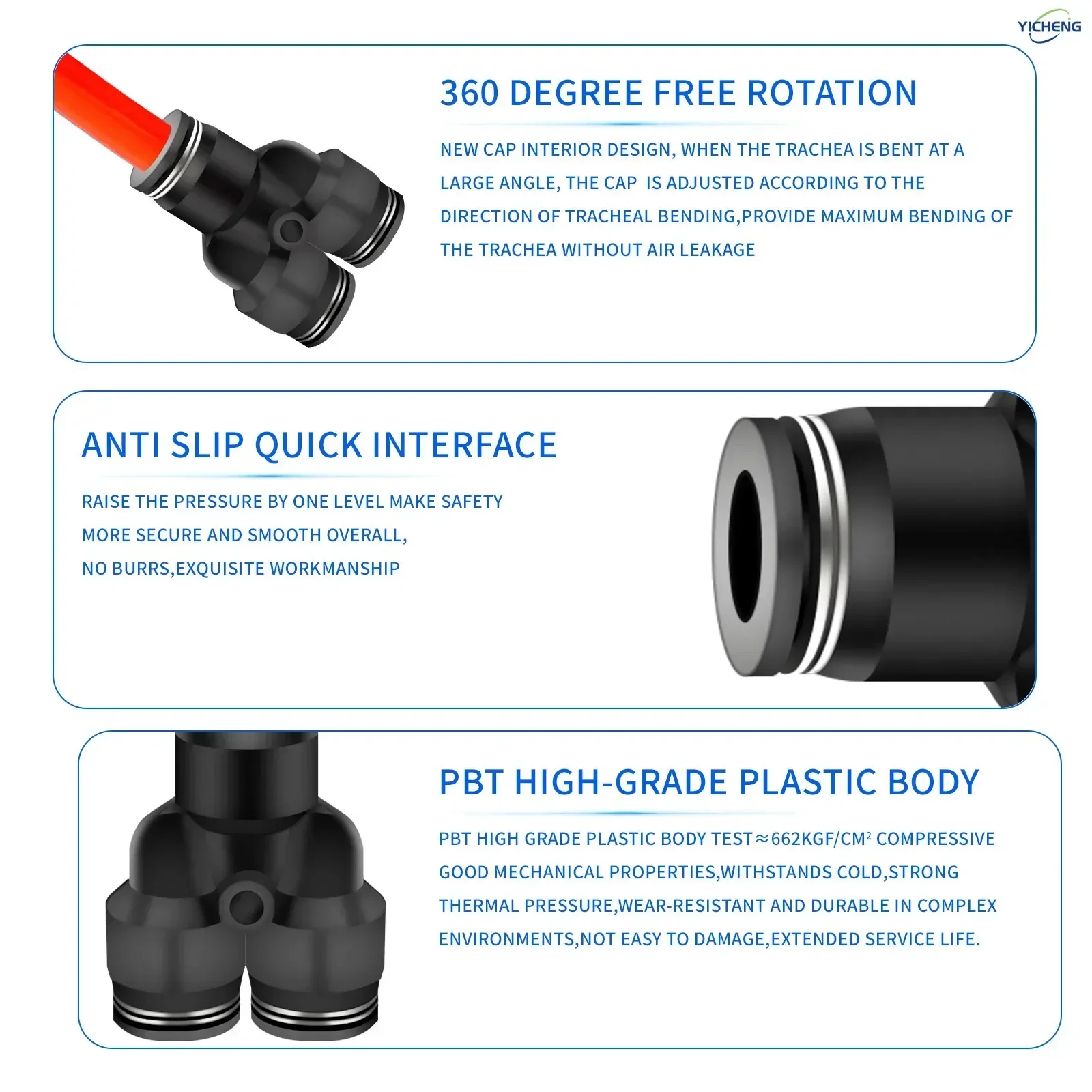 10MM ID Hose Connector Y Split - Push Fit Connector のレビューと価格