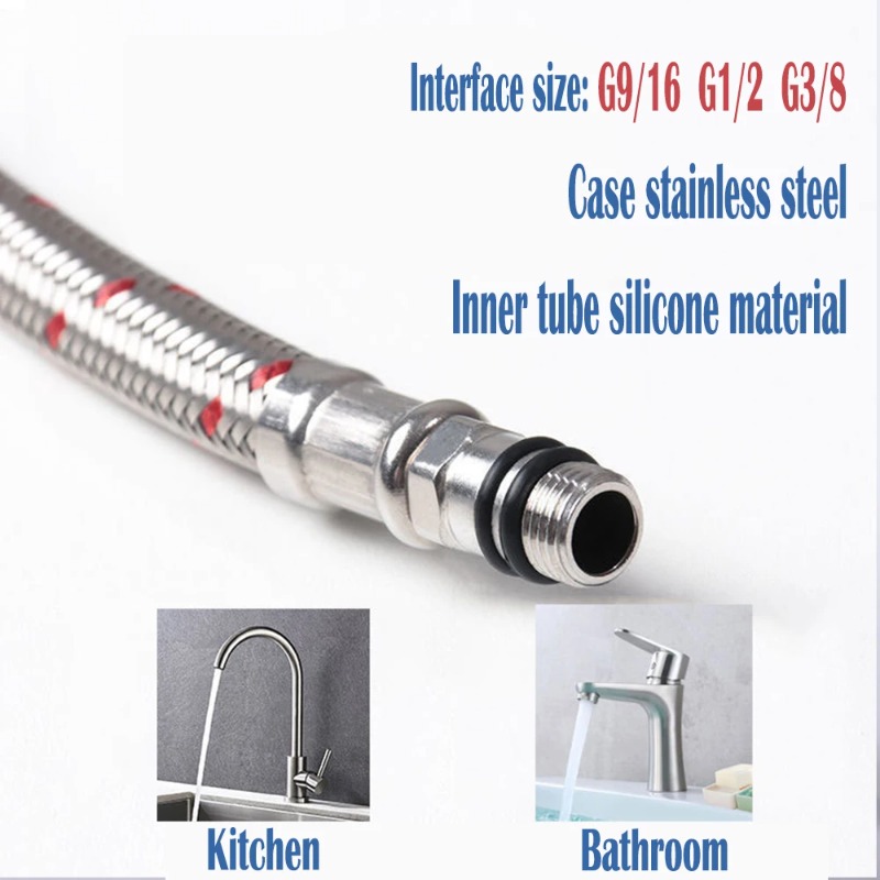 2PCS 60cm Flexible Plumbing Pi - Flexible Hose Braided のレビューと価格
