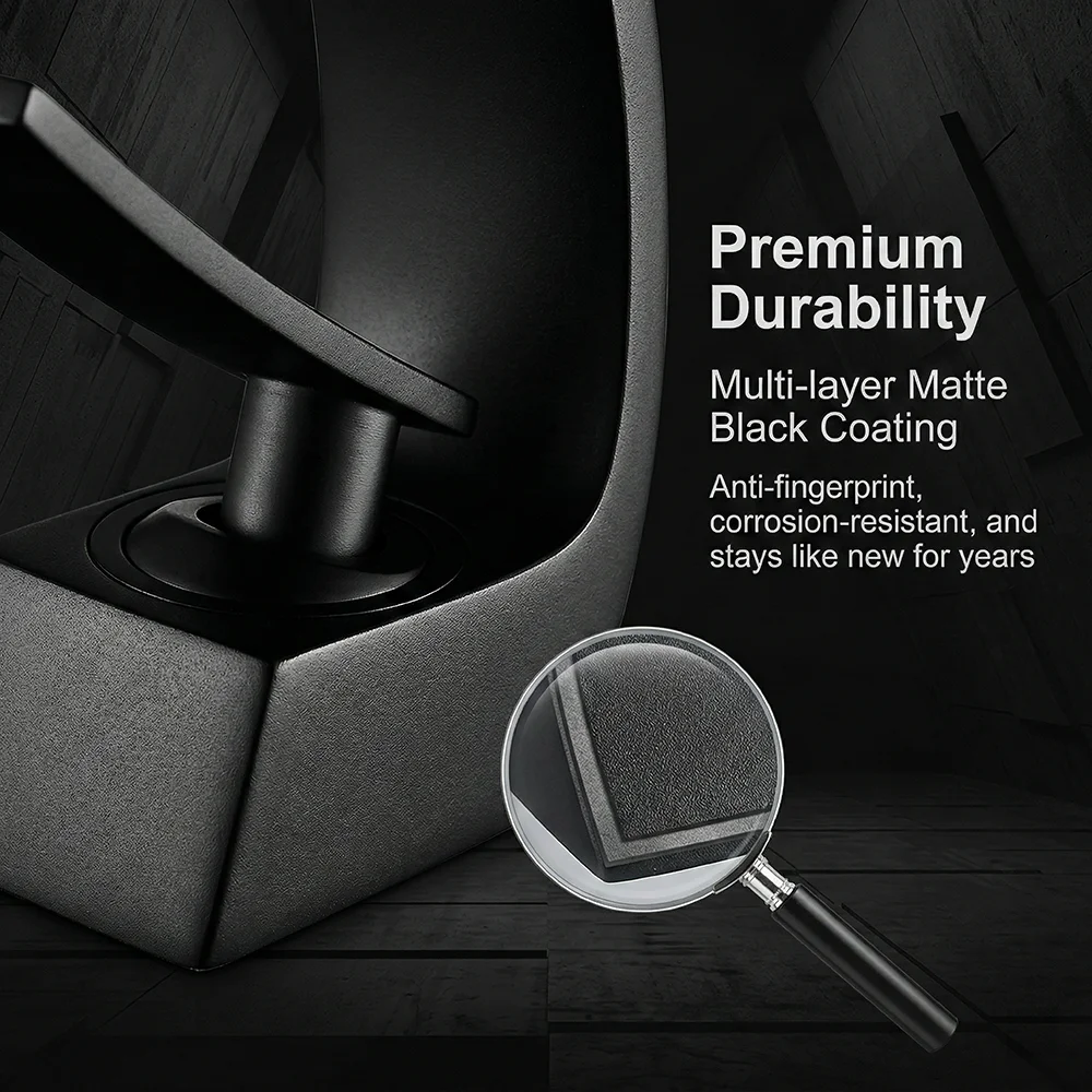 Matte Black Bathroom Faucet, A - Silicone Tap Washer のレビューと価格