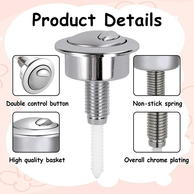 Dual Flush Toilet Button Flush - Toilet Fill Valve のレビューと価格