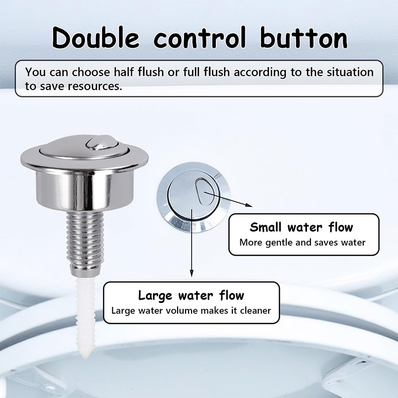 Dual Flush Toilet Button Flush - Toilet Fill Valve のレビューと価格