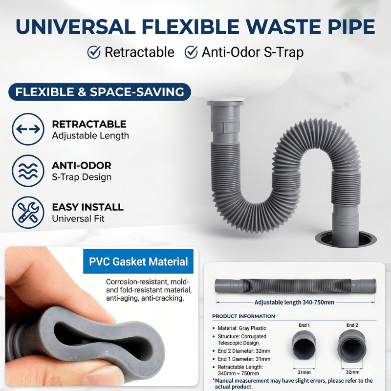 Universal Flexible Expandable  - Flexible Hose Braided のレビューと価格