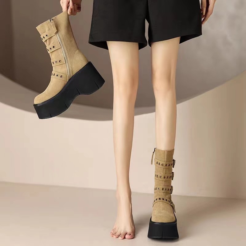 Super High Heel Retro Mid-Tube - Pipe Bending Spring のレビューと価格