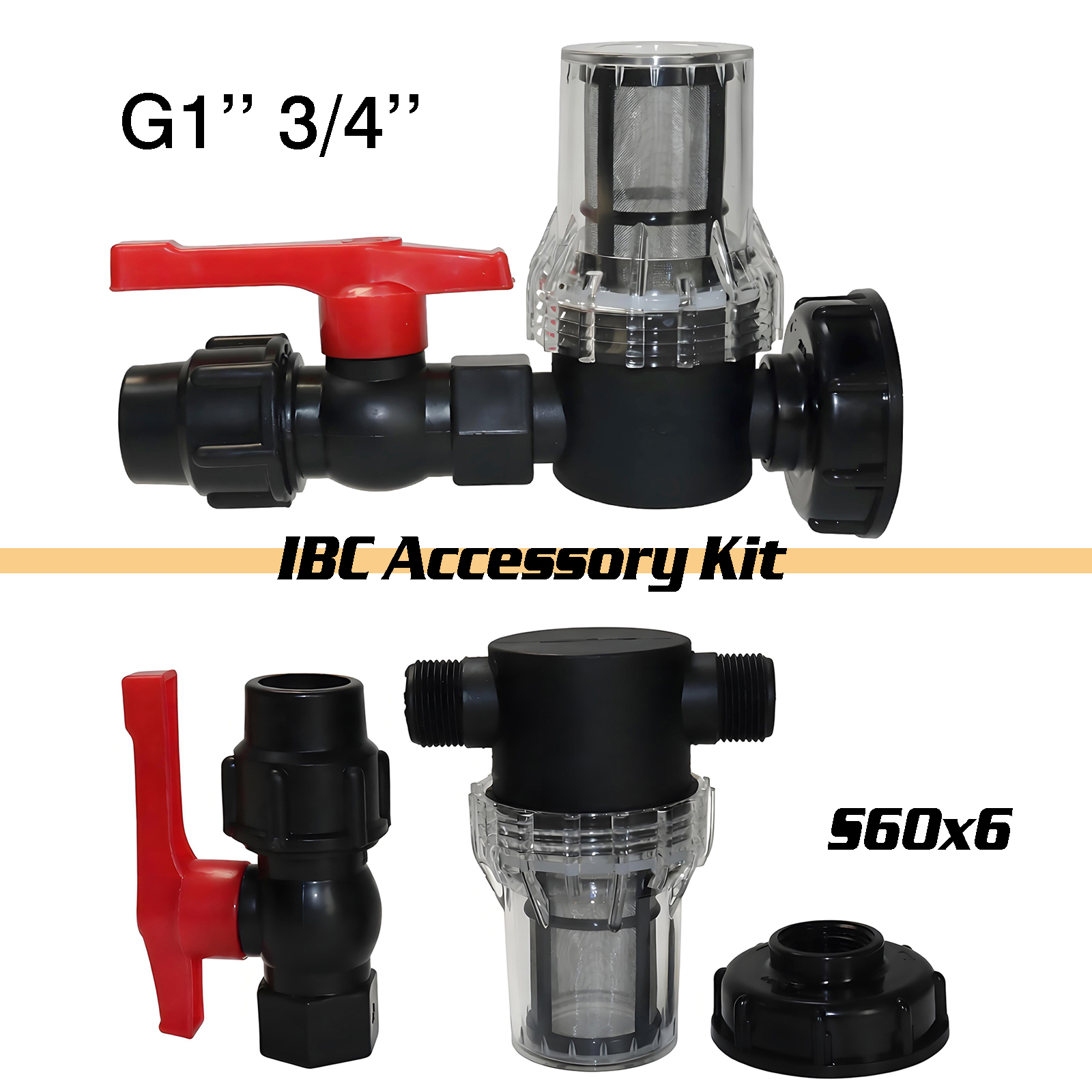 3Pcs Kit IBC water tank filter - Float Ball Valve のレビューと価格