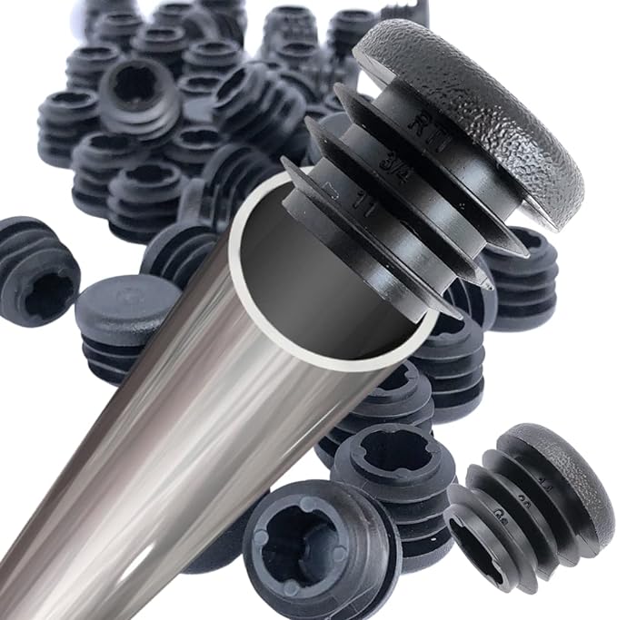 8 PCS Black Round Plastic Blan - Plastic Pipe Clip のレビューと価格