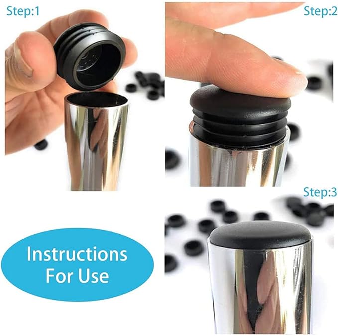 8 PCS Black Round Plastic Blan - Plastic Pipe Clip のレビューと価格