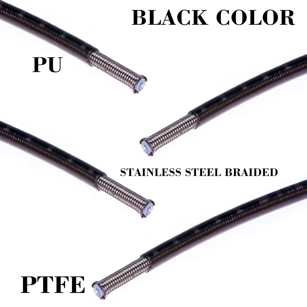 AN3 Motorcycle PTFE Brake Line - Flexible Hose Braided のレビューと価格