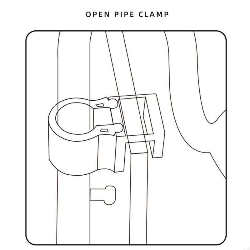 Y51B Airline Tube Holders Clam - Plastic Pipe Clip のレビューと価格