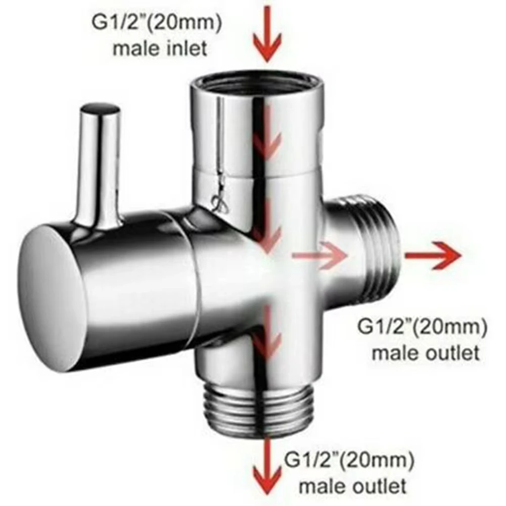 G1/2in 3 Way Diverter Valve T- - Shower Valve Cartridge のレビューと価格