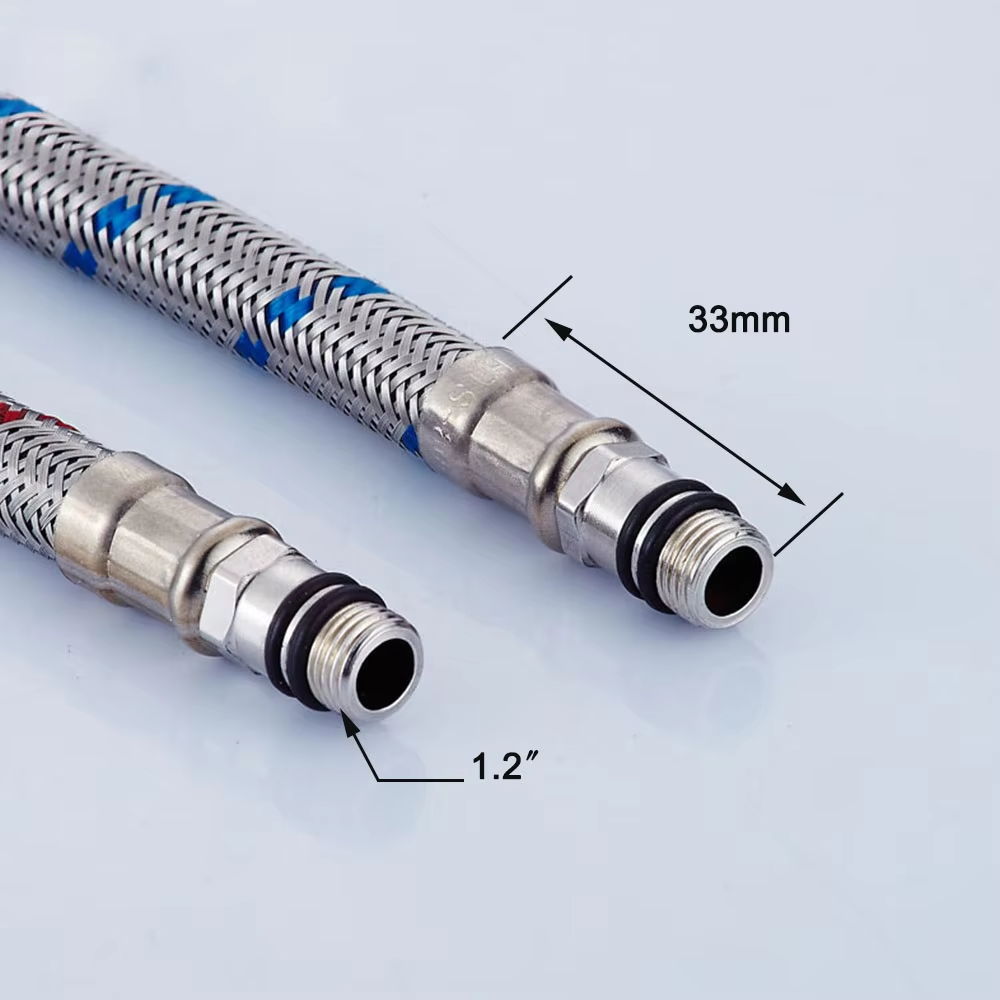 G1/2 G3/8 G9/16 50cm 1 pair St - Flexible Hose Braided のレビューと価格