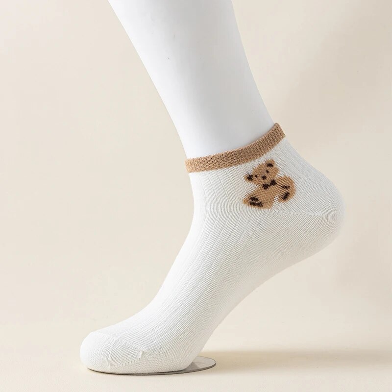 5 Pairs of Cute Teddy Bear WOM - Pipe Bending Spring のレビューと価格