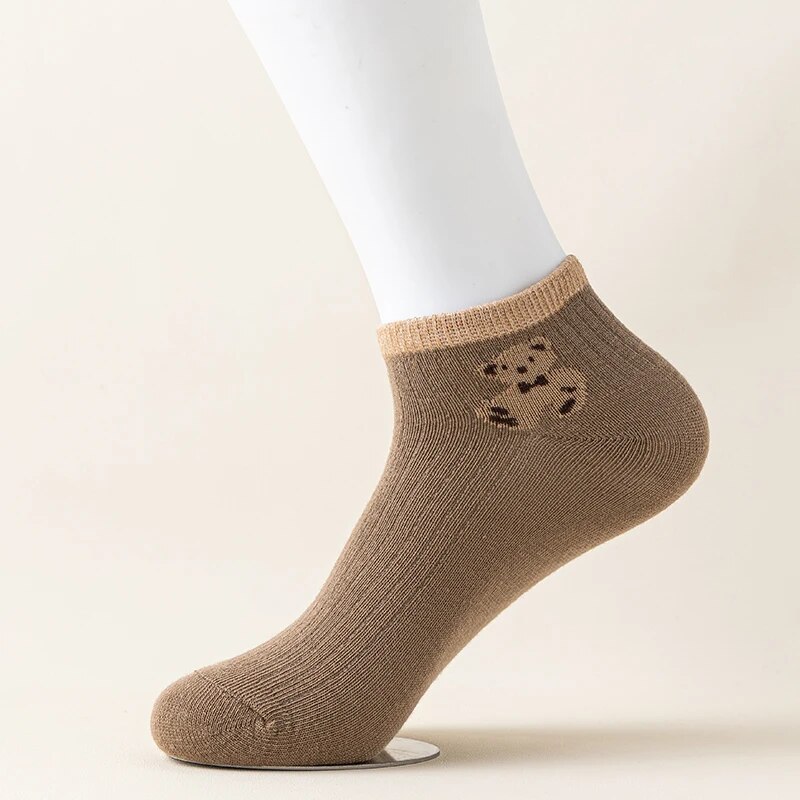 5 Pairs of Cute Teddy Bear WOM - Pipe Bending Spring のレビューと価格