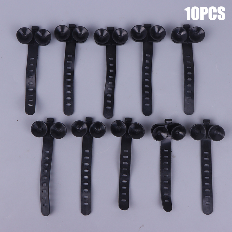 10Pcs/set Fish Tank Tie Suctio - Plastic Pipe Clip のレビューと価格