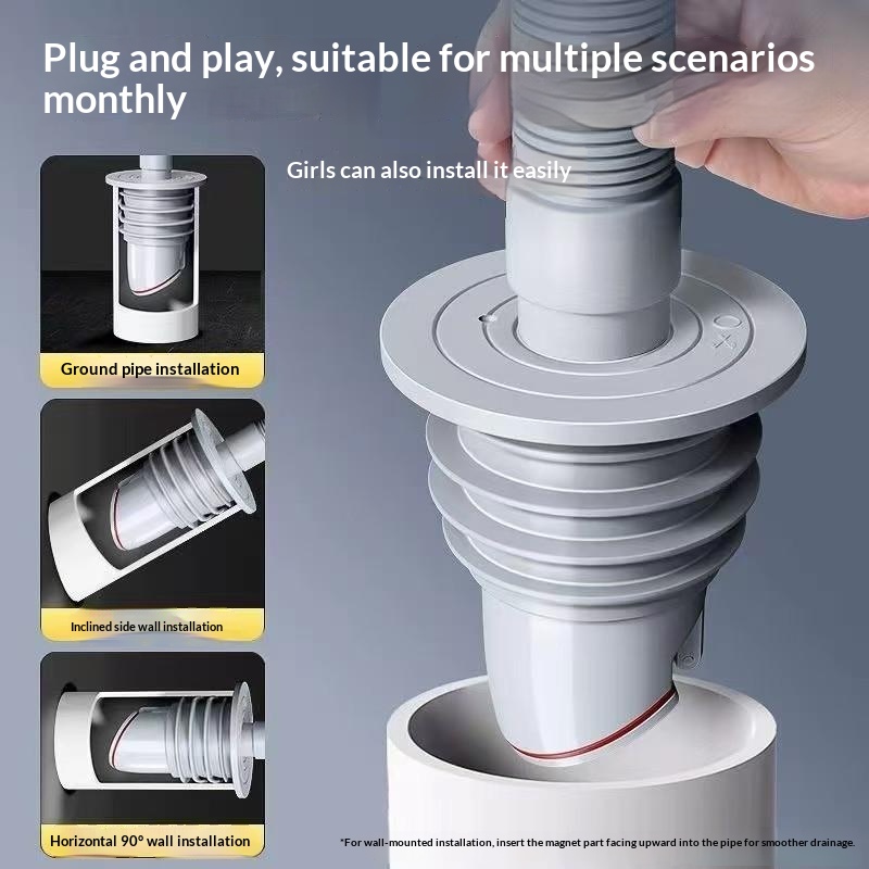 &Bathroom Sewer Seal Ring Anti - Drain Pipe Clip のレビューと価格
