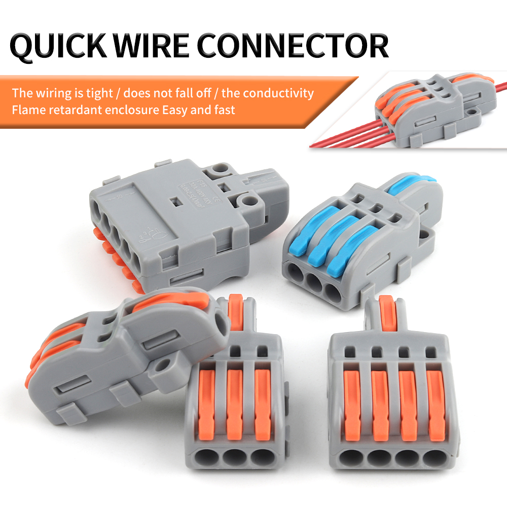10/100PCS Electrical Cable Con - Push Fit Connector のレビューと価格