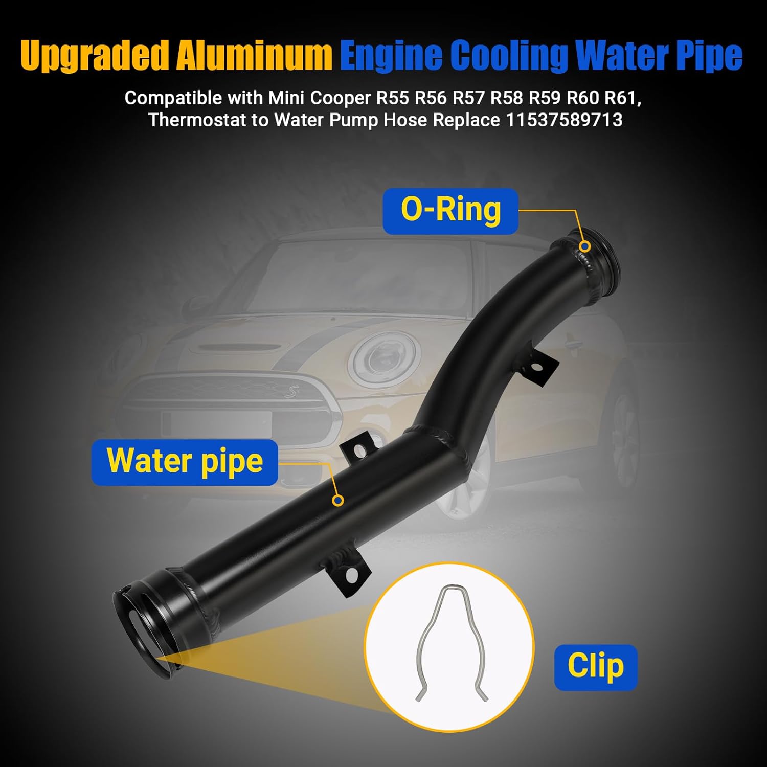 Car Engine Coolant Water Pump  - Plastic Pipe Clip のレビューと価格