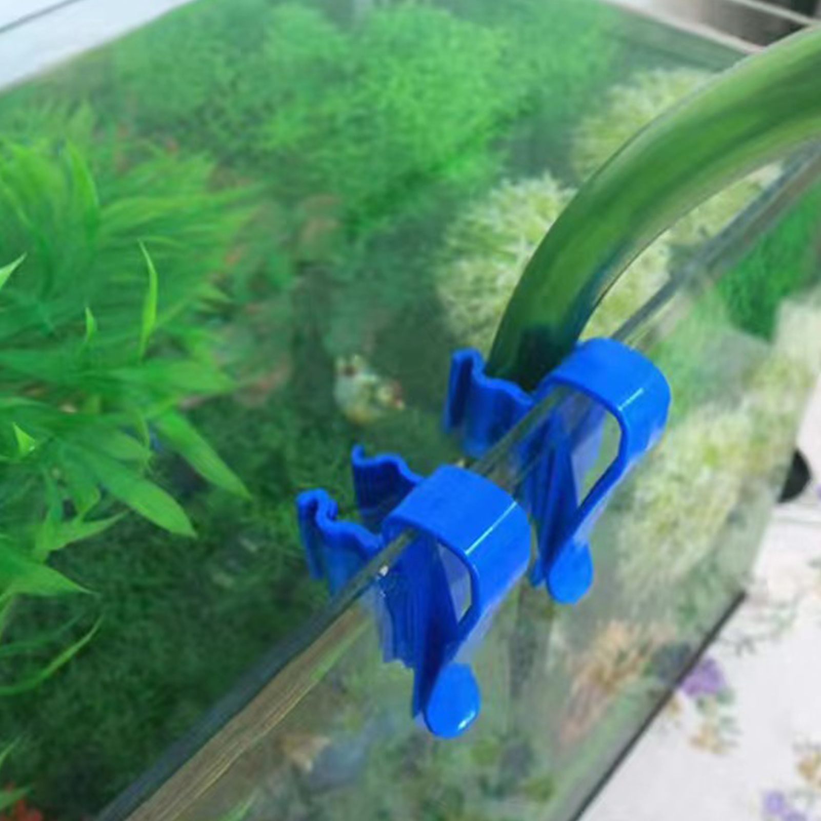 Aquarium Tube Holder Clip Fish - Plastic Pipe Clip のレビューと価格