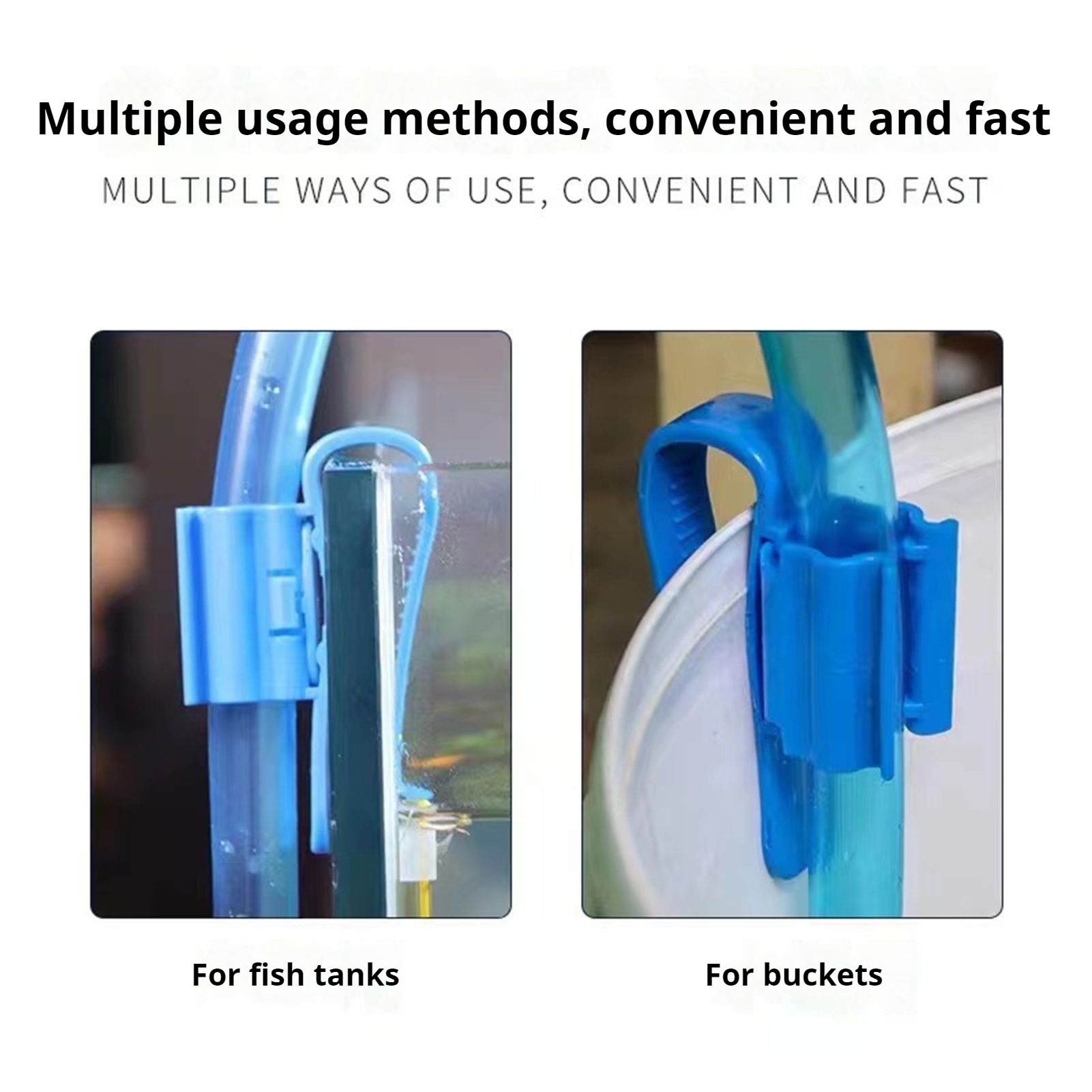 Aquarium Tube Holder Clip Fish - Plastic Pipe Clip のレビューと価格
