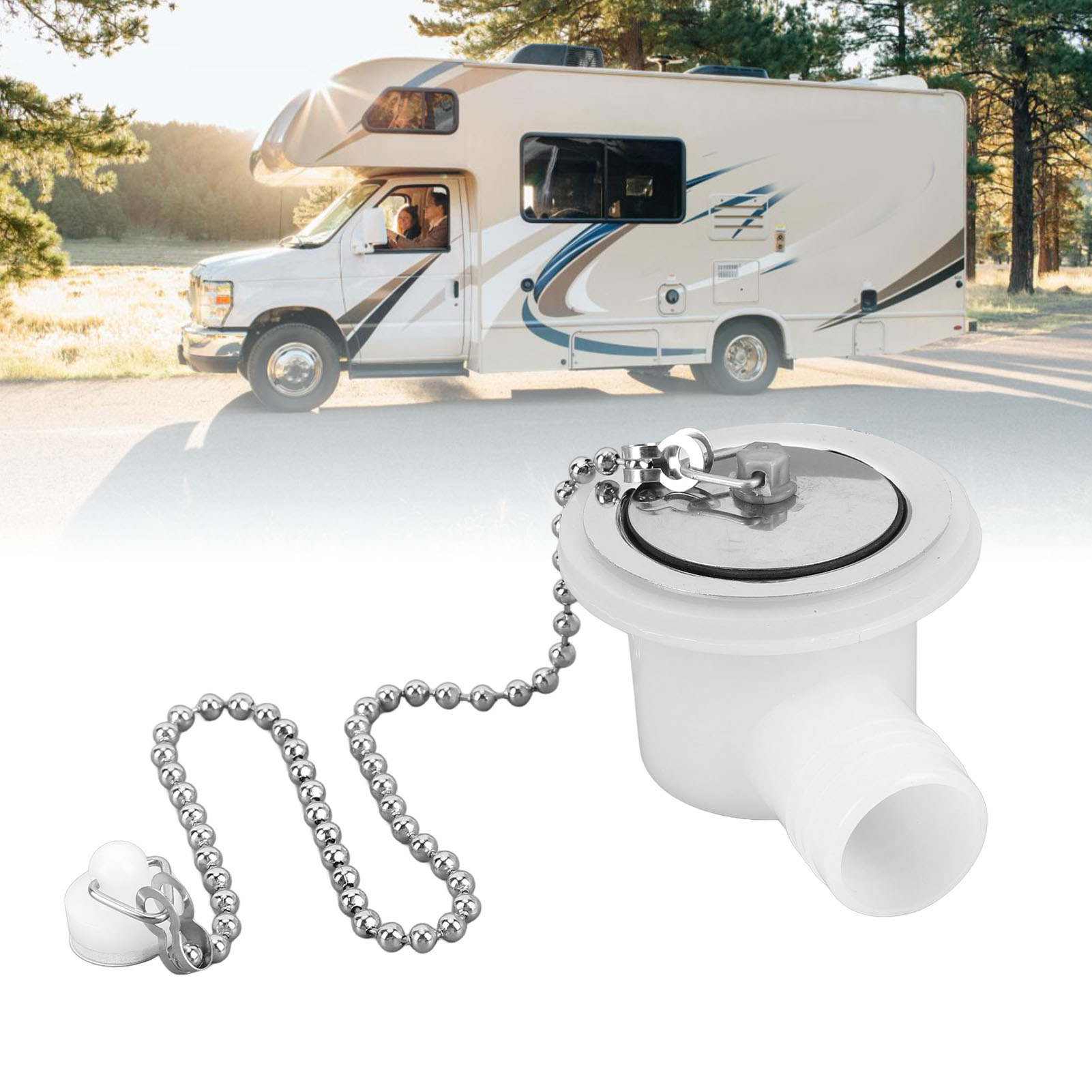 RV Sink Drain Connector Anti C - Drain Pipe Clip のレビューと価格