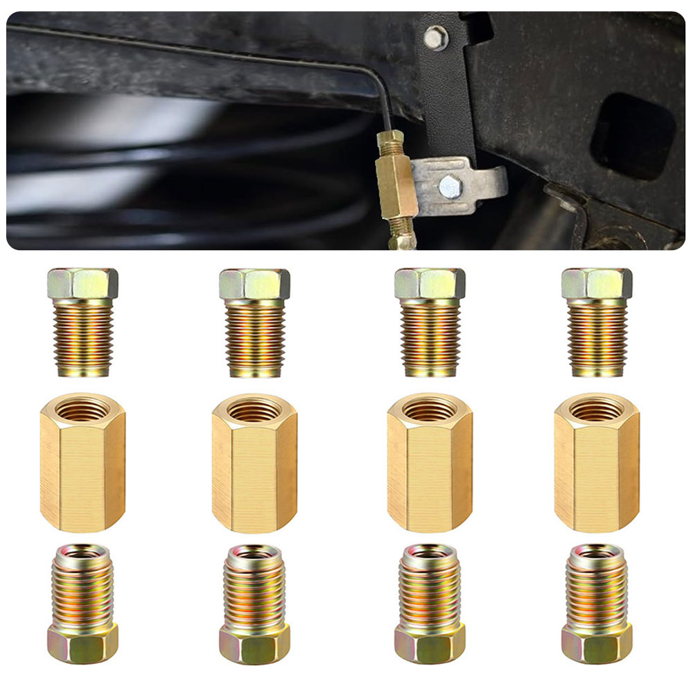 12pcs 3/16 (3/8-24 Inverted) B - Compression Fitting Brass のレビューと価格