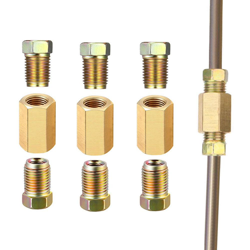 12pcs 3/16 (3/8-24 Inverted) B - Compression Fitting Brass のレビューと価格