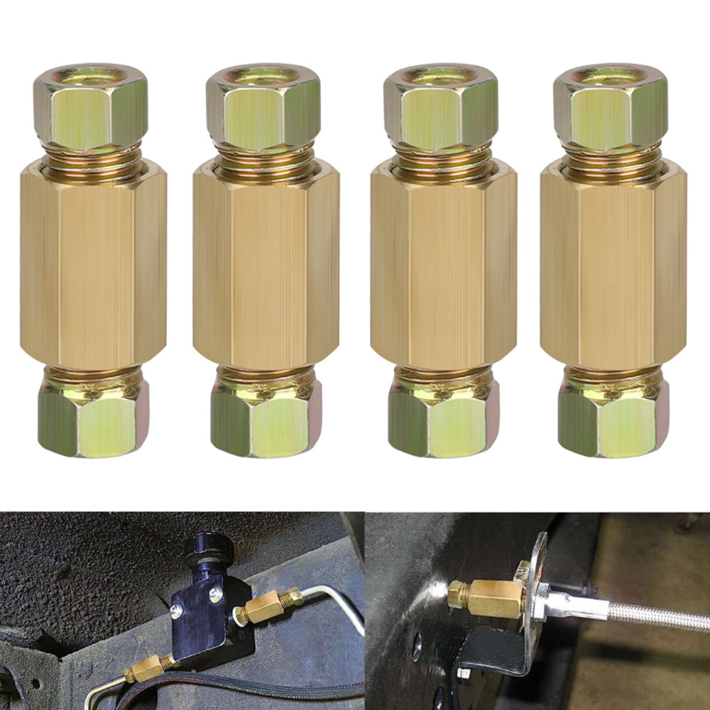 12pcs 3/16 (3/8-24 Inverted) B - Compression Fitting Brass のレビューと価格