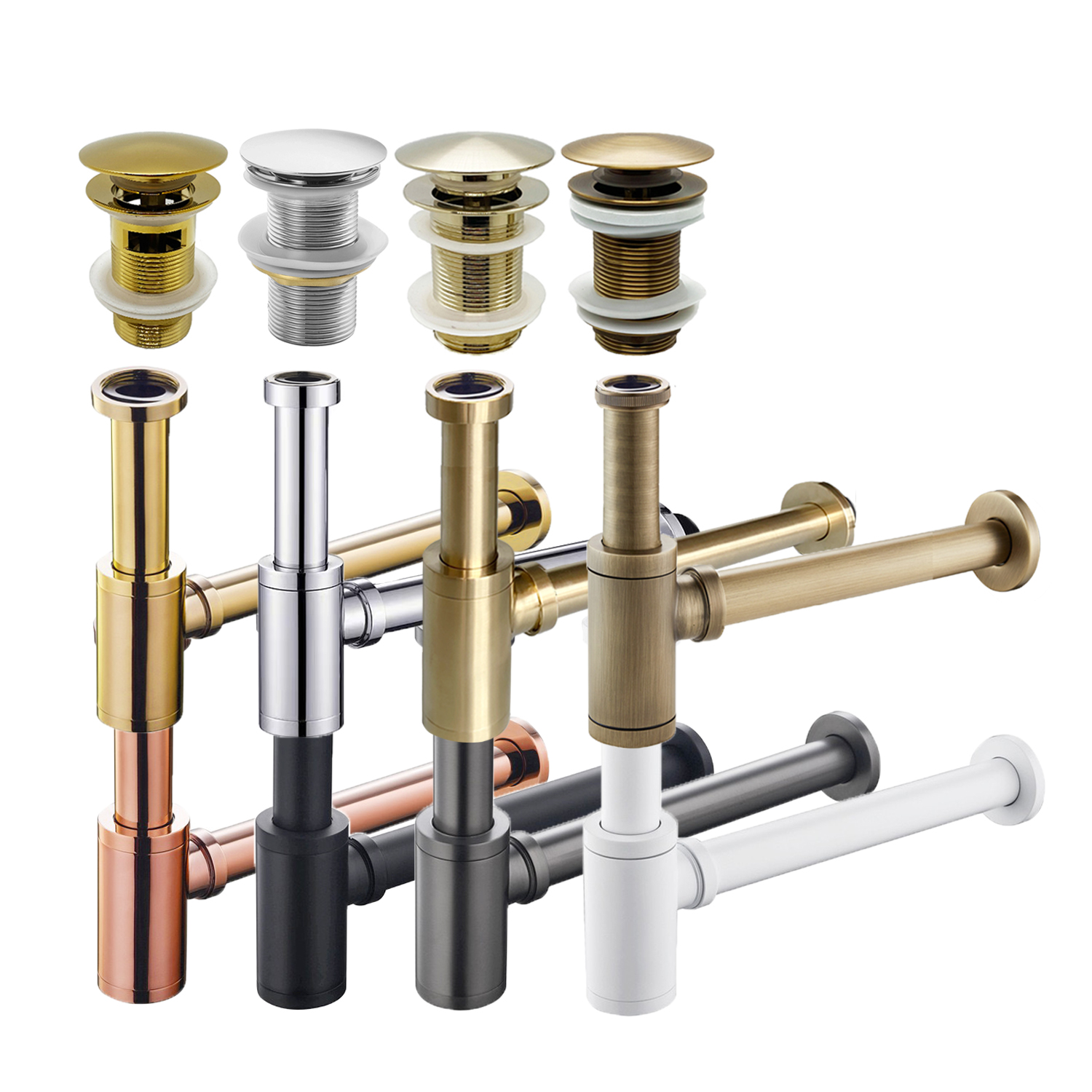 Bathroom Sink Bottle Trap Wash - Drain Pipe Clip のレビューと価格