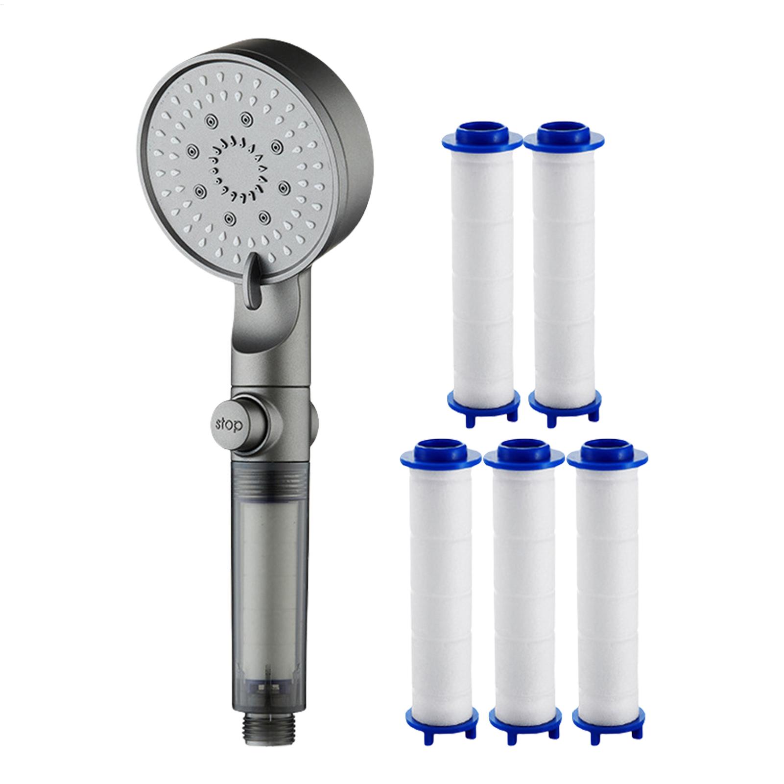 New Shower Head 5 Modes Filter - Silicone Tap Washer のレビューと価格