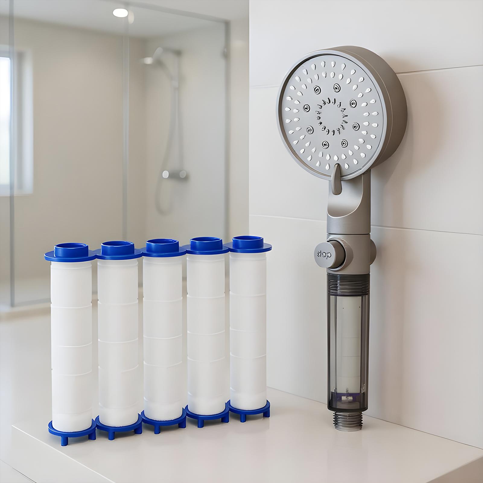 New Shower Head 5 Modes Filter - Silicone Tap Washer のレビューと価格