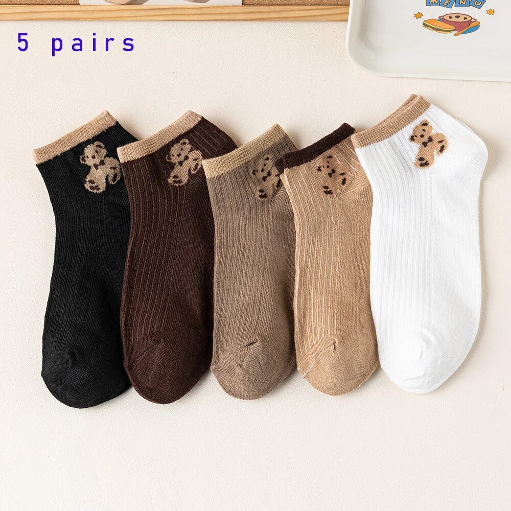 4/5/6/8 Pairs of Cute Teddy Be - Pipe Bending Spring のレビューと価格