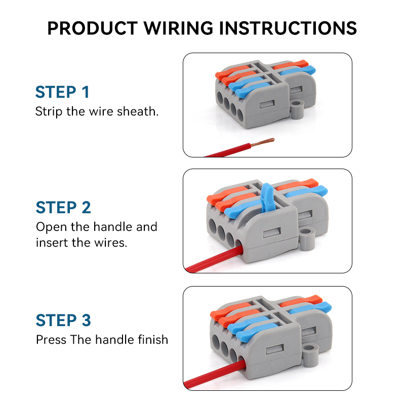 1/5/10 PCS Mini Fast Wiring Ca - Push Fit Connector のレビューと価格