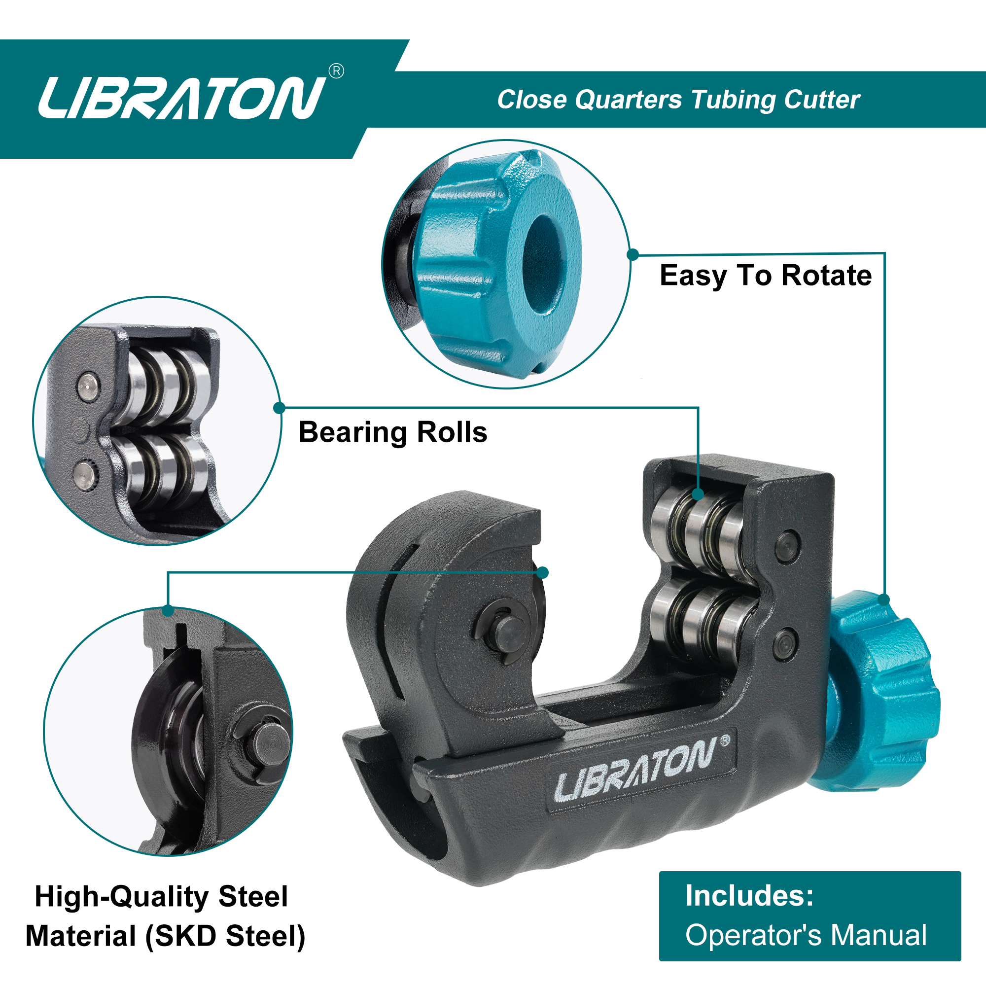 Libraton Tubing Cutter 4mm to  - Pipe Cutter Ratchet のレビューと価格