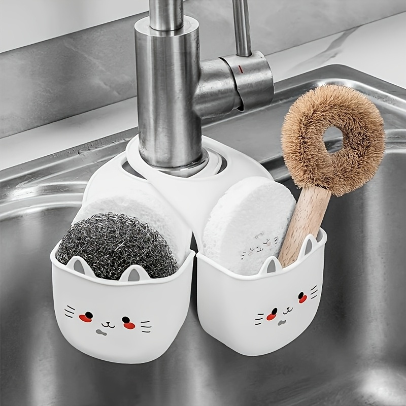 Cartoon Cat Basket Soft Buckle - Silicone Tap Washer のレビューと価格