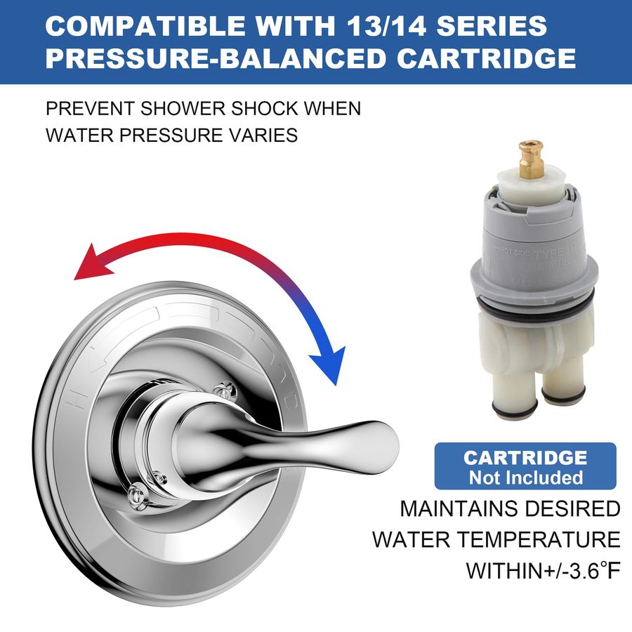 for D Faucet 13 Series SingleF - Shower Valve Cartridge のレビューと価格