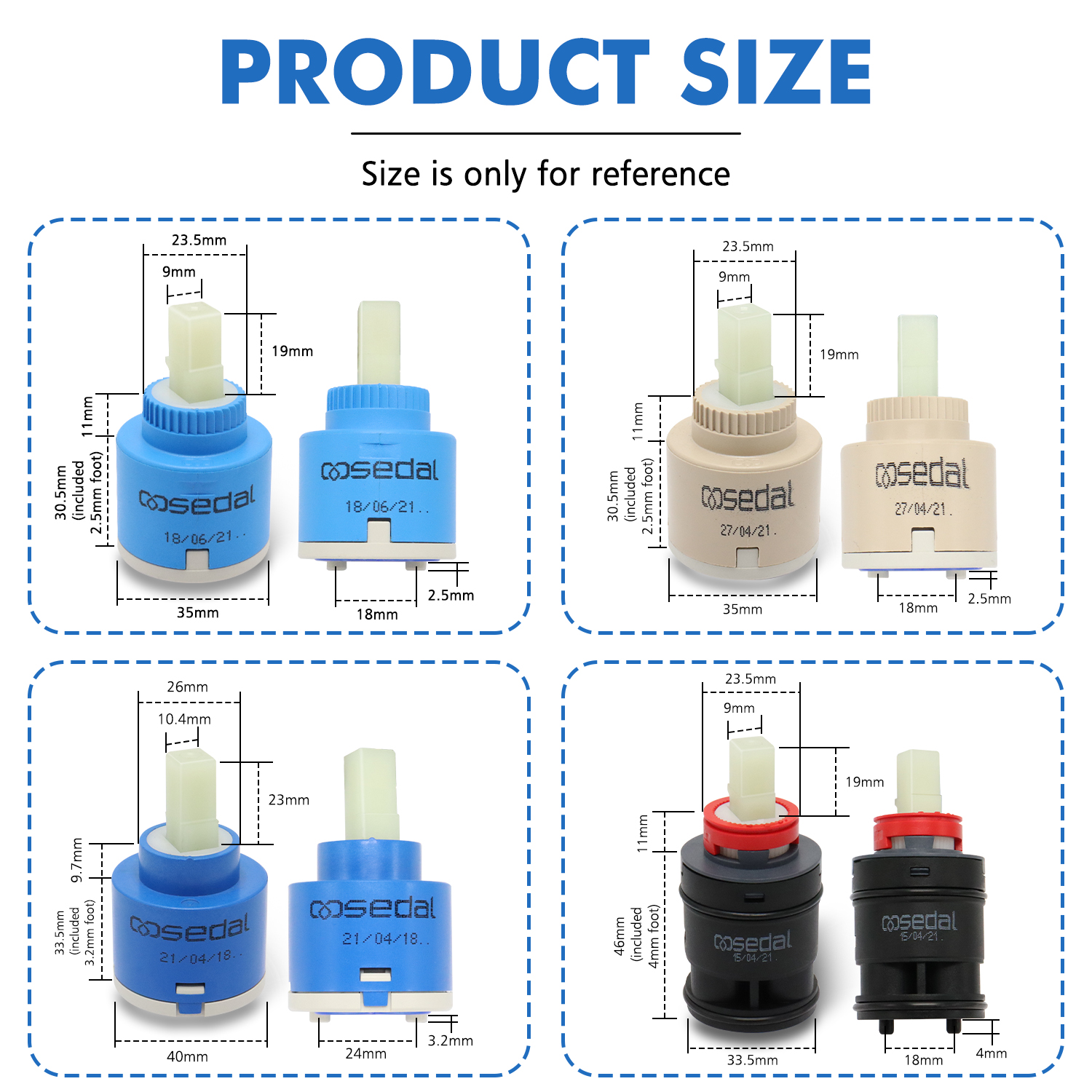 1pc Watersaving Replacement Ce - Basin Mixer Cartridge のレビューと価格