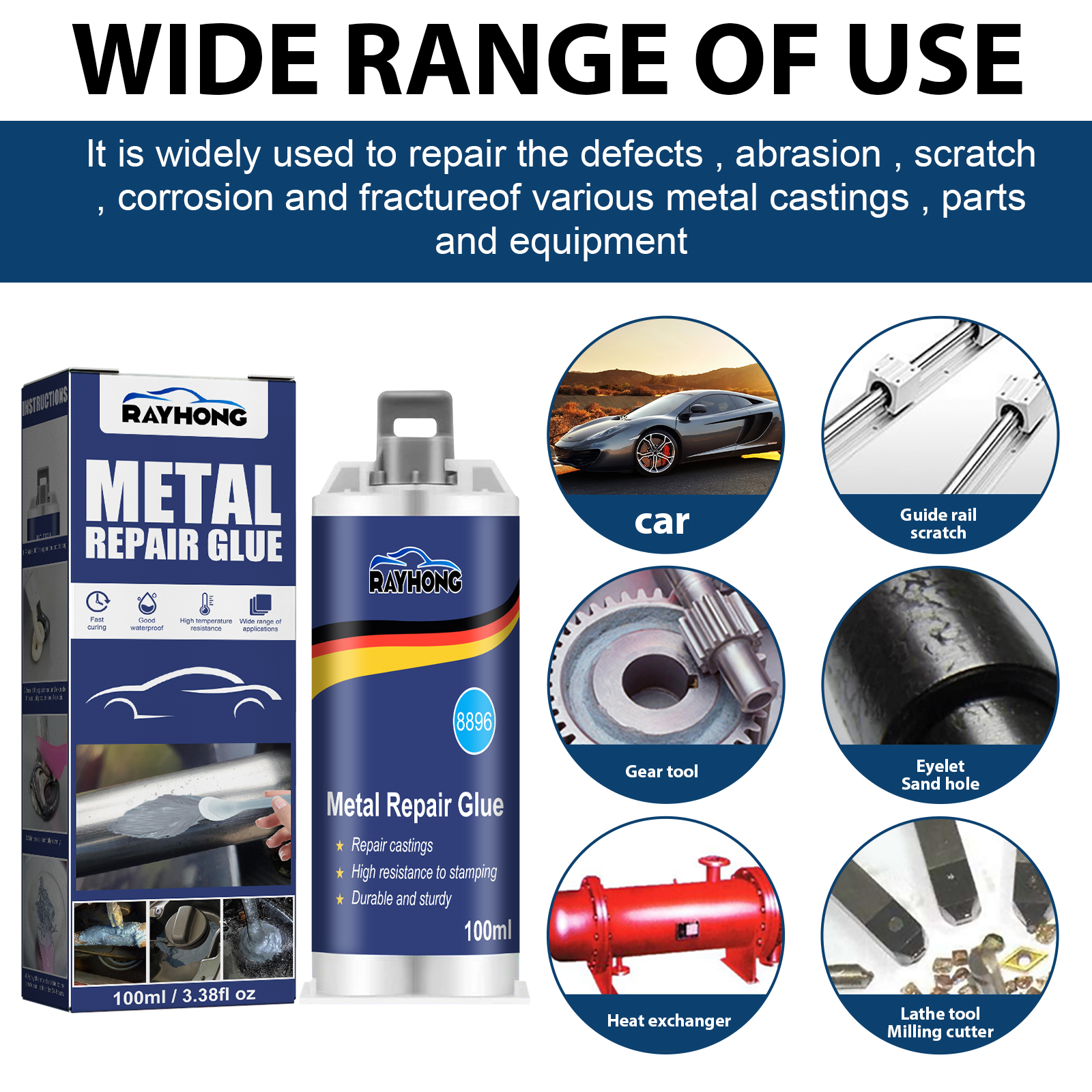 100ml Industrial Metal AB Cast - Solvent Weld Cement のレビューと価格