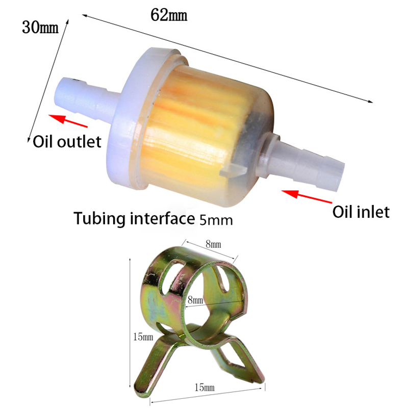 1Set Fuel Petrol Inline Hose P - Plastic Pipe Clip のレビューと価格