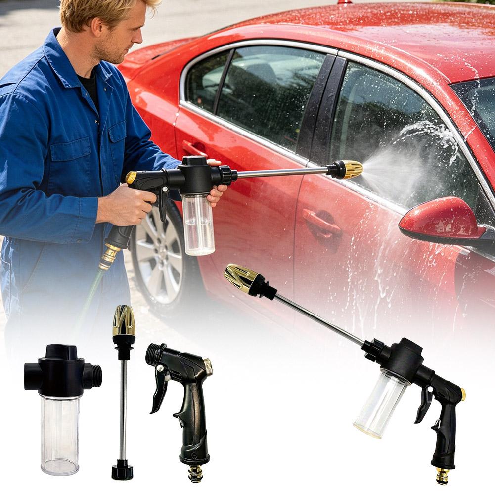 Long Pole Car Washing Tool Wat - Flexible Hose Braided のレビューと価格