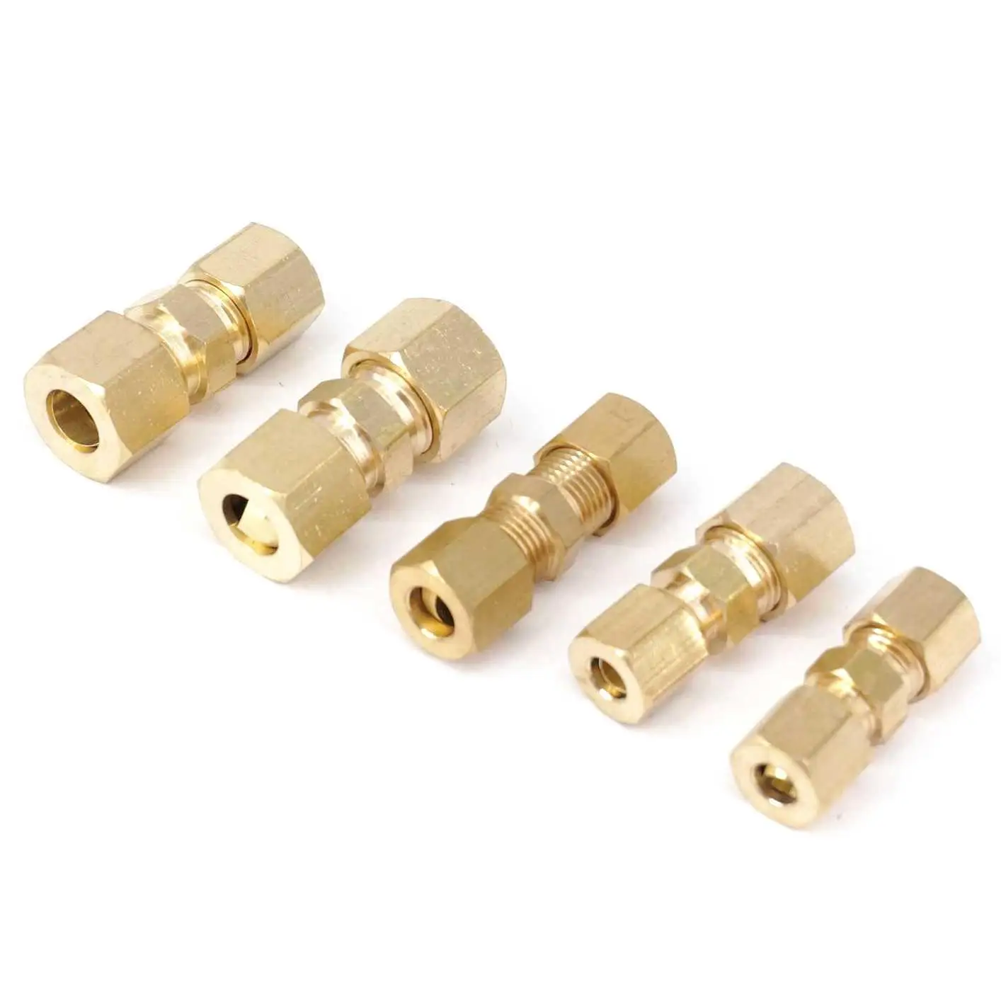Compression Fitting Fit Tube O - Compression Fitting Brass のレビューと価格