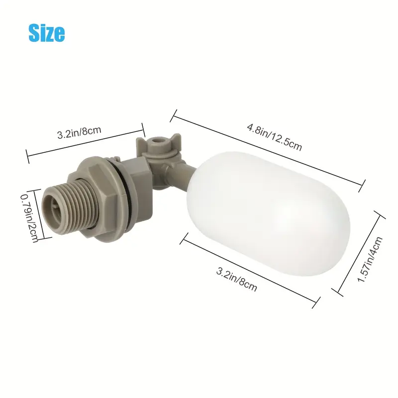4Pcs Farm Cattle Plastic Water - Float Ball Valve のレビューと価格