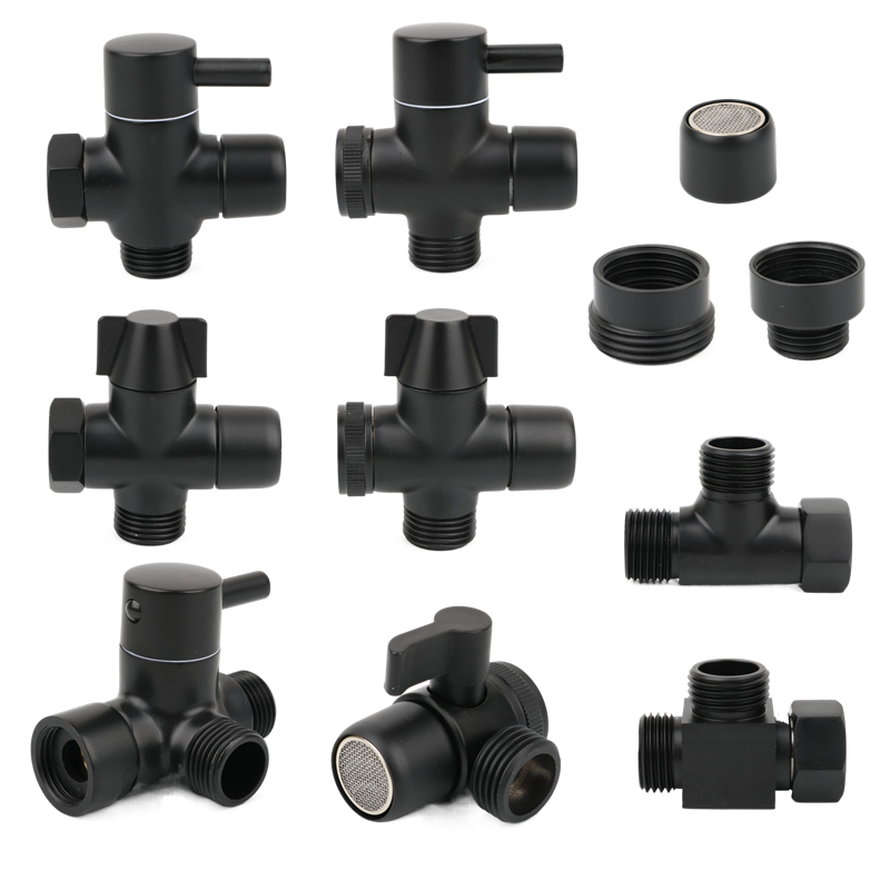 Black Brass Shower Arm Adapter - Shower Valve Cartridge のレビューと価格