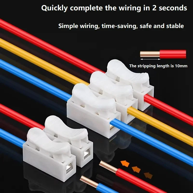 50pcs Push Quick Wire Cable CH - Push Fit Connector のレビューと価格