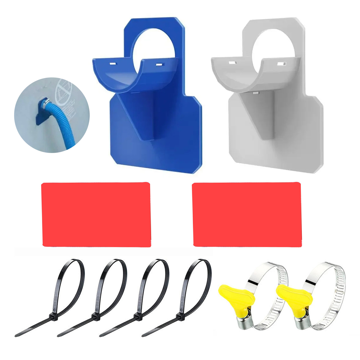 1 Set Swimming Pool Pipe Fixin - Plastic Pipe Clip のレビューと価格