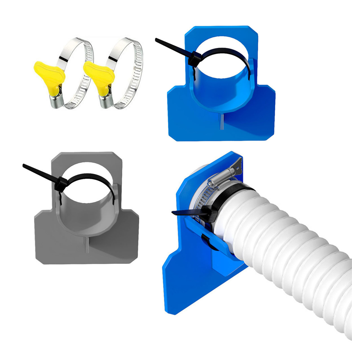 1 Set Swimming Pool Pipe Fixin - Plastic Pipe Clip のレビューと価格