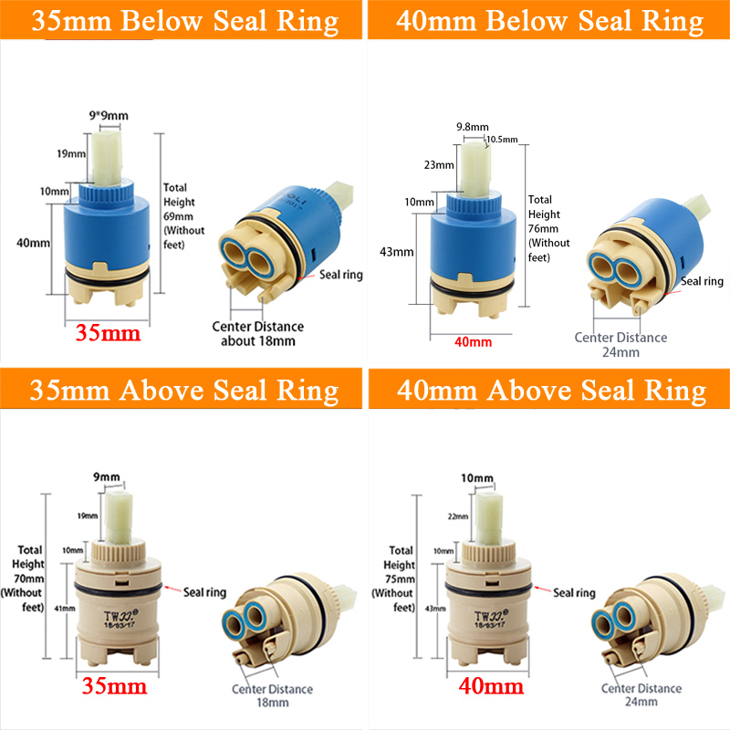 Tap Mixing High spool Valve 35 - Basin Mixer Cartridge のレビューと価格