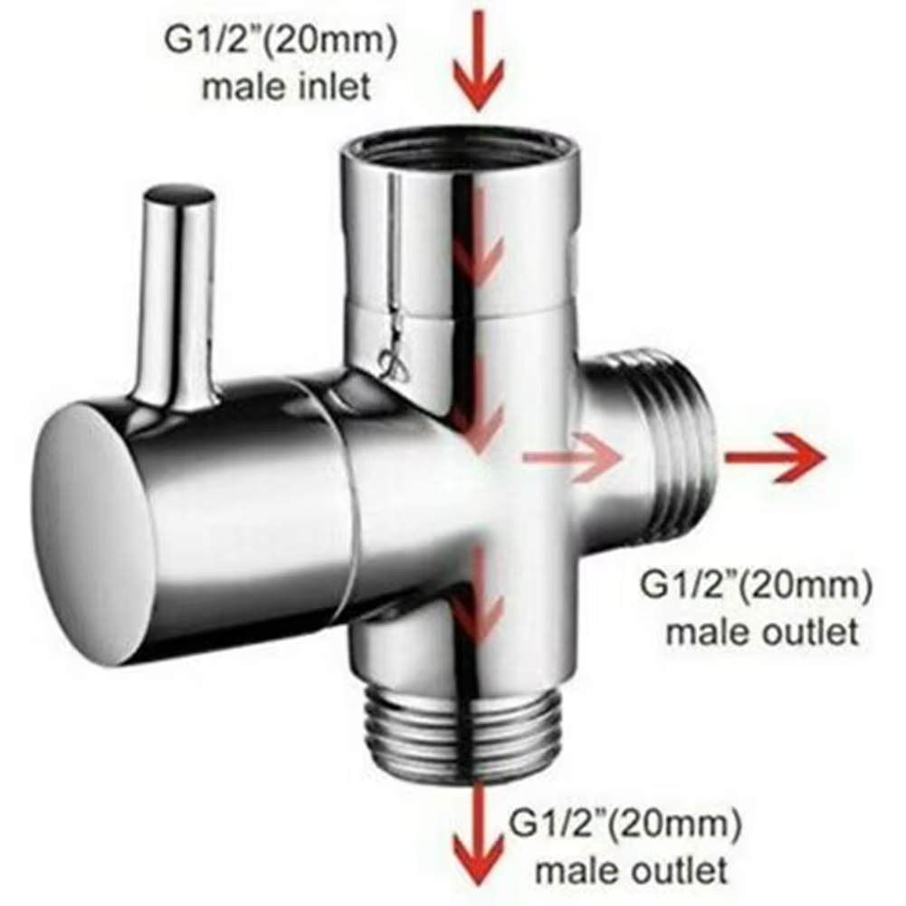 G1/2in 3 Way Diverter Valve T- - Shower Valve Cartridge のレビューと価格