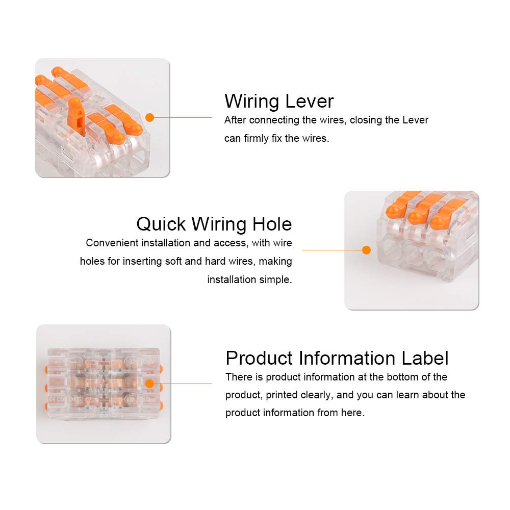 10PCS Quick Push-in Wire Conne - Push Fit Connector のレビューと価格