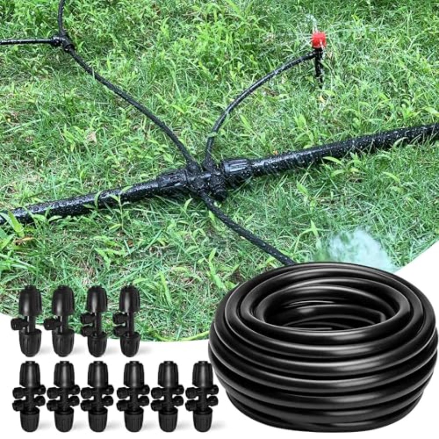 100FT 1/2 Inch Drip Irrigation - Push Fit Connector のレビューと価格