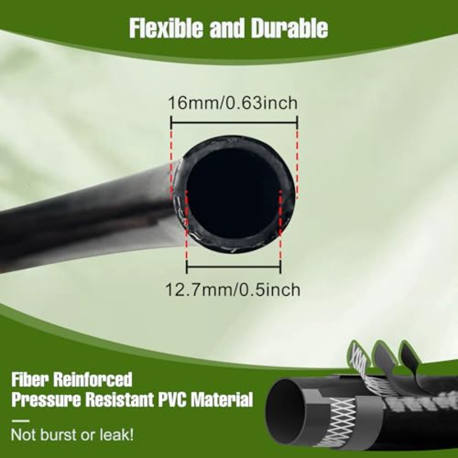 100FT 1/2 Inch Drip Irrigation - Push Fit Connector のレビューと価格